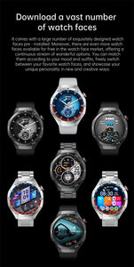 Huawei Watch GT5 Pro 
ساعة ذكية بشاشة HD، تدعم GPS، مكالمات بلوتوث، ومراقبة صحية شاملة. تصميم أنيق، مقاومة للماء، وبطارية