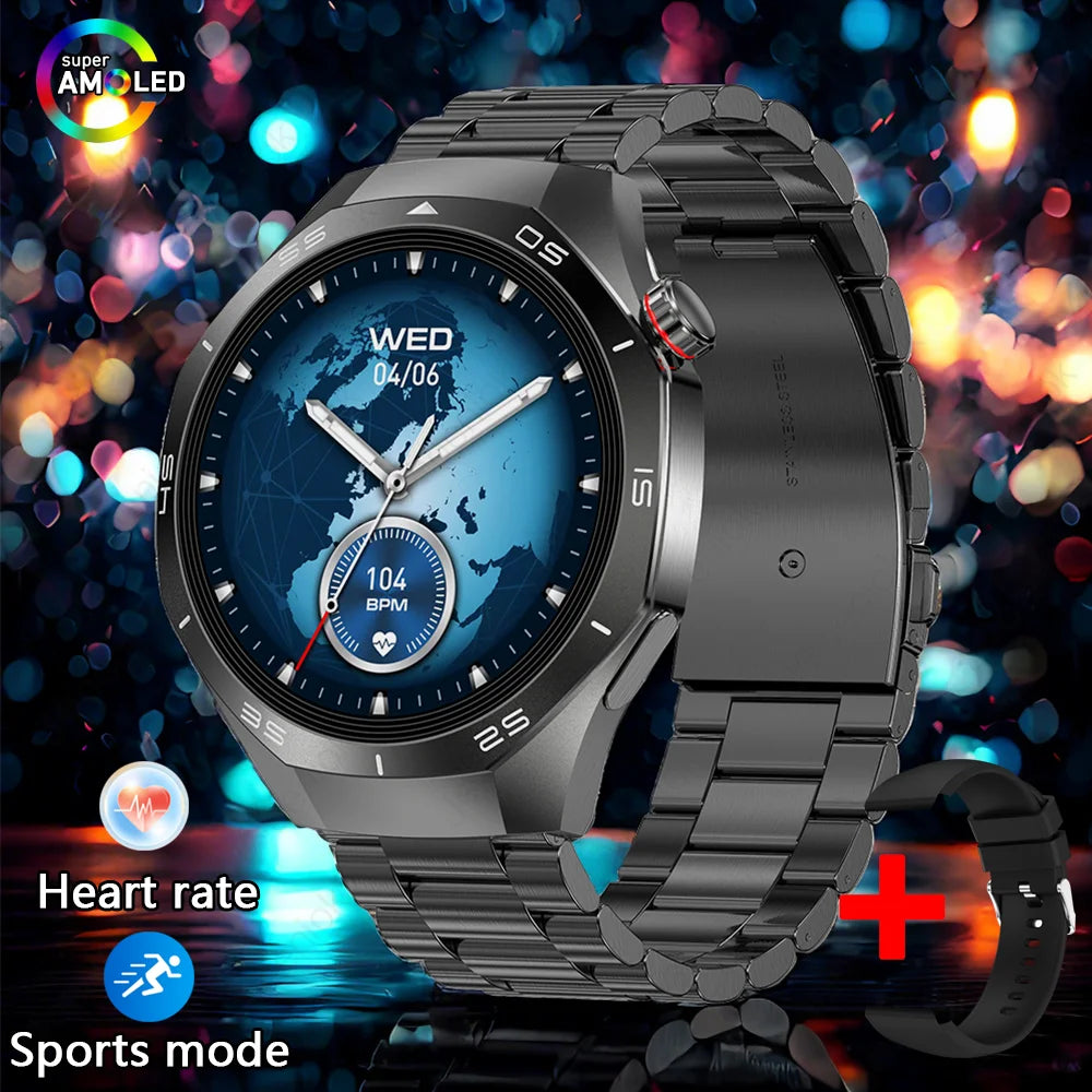 Huawei Watch GT5 Pro 
ساعة ذكية بشاشة HD، تدعم GPS، مكالمات بلوتوث، ومراقبة صحية شاملة. تصميم أنيق، مقاومة للماء، وبطارية