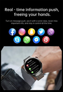 Huawei Watch GT5 Pro 
ساعة ذكية بشاشة HD، تدعم GPS، مكالمات بلوتوث، ومراقبة صحية شاملة. تصميم أنيق، مقاومة للماء، وبطارية