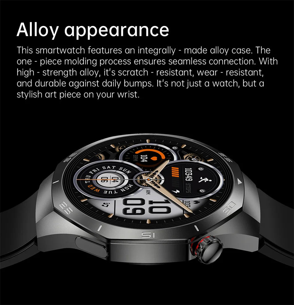 Huawei Watch GT5 Pro 
ساعة ذكية بشاشة HD، تدعم GPS، مكالمات بلوتوث، ومراقبة صحية شاملة. تصميم أنيق، مقاومة للماء، وبطارية