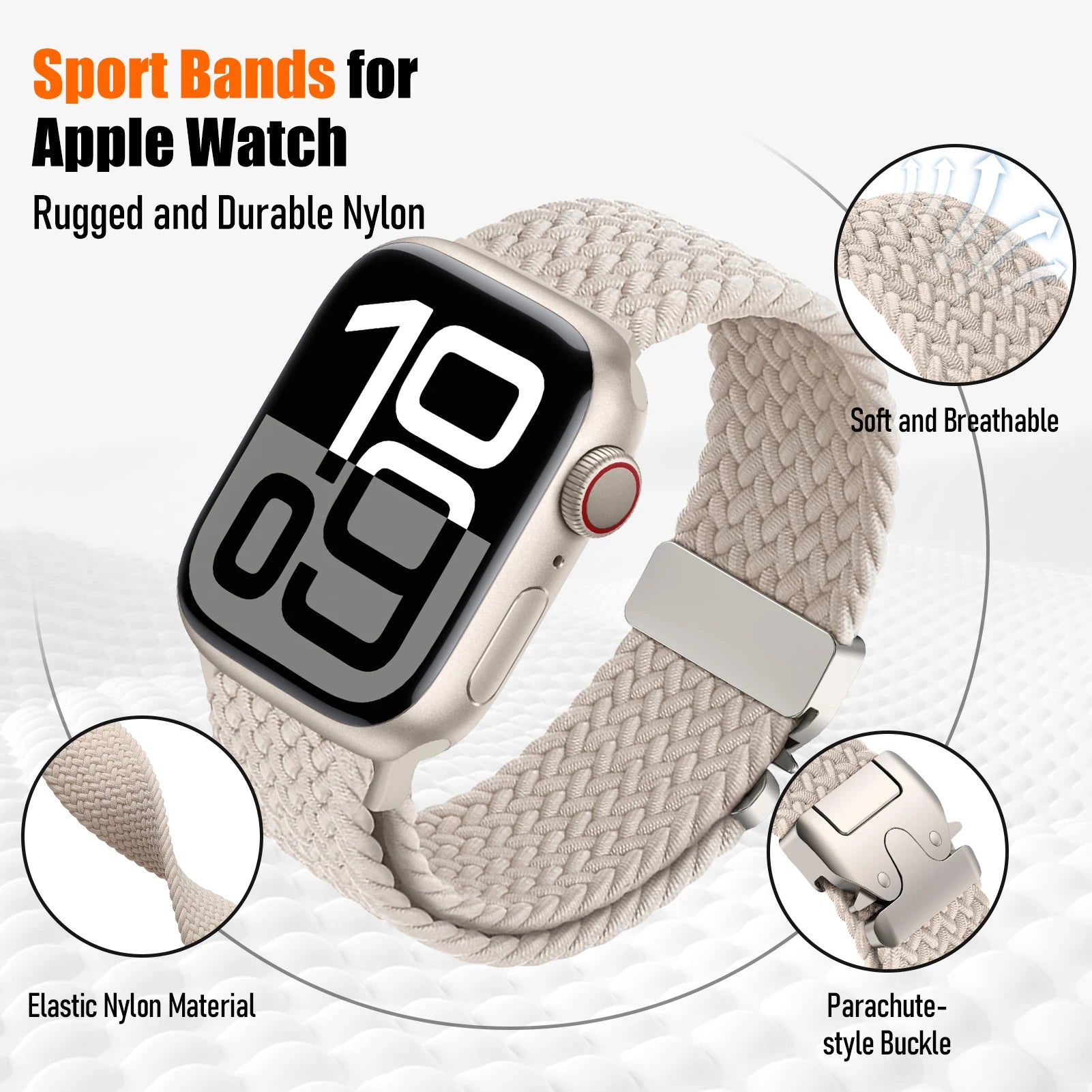 Parachute Straps For Apple Watch ultra2