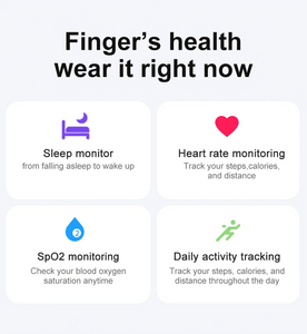 AMZMAX R02 Smart Ring Multi-sports Modes Pedometer Fitness Tracker Health Monitoring IP68 Waterproof Military Grade Smart Ring