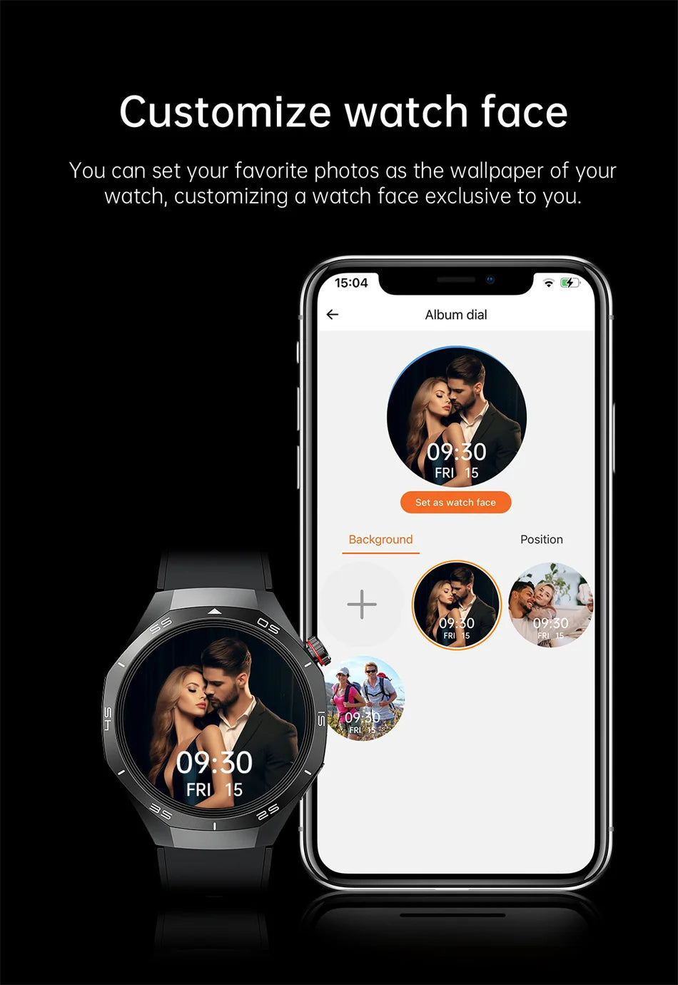 Huawei Watch GT5 Pro 
ساعة ذكية بشاشة HD، تدعم GPS، مكالمات بلوتوث، ومراقبة صحية شاملة. تصميم أنيق، مقاومة للماء، وبطارية