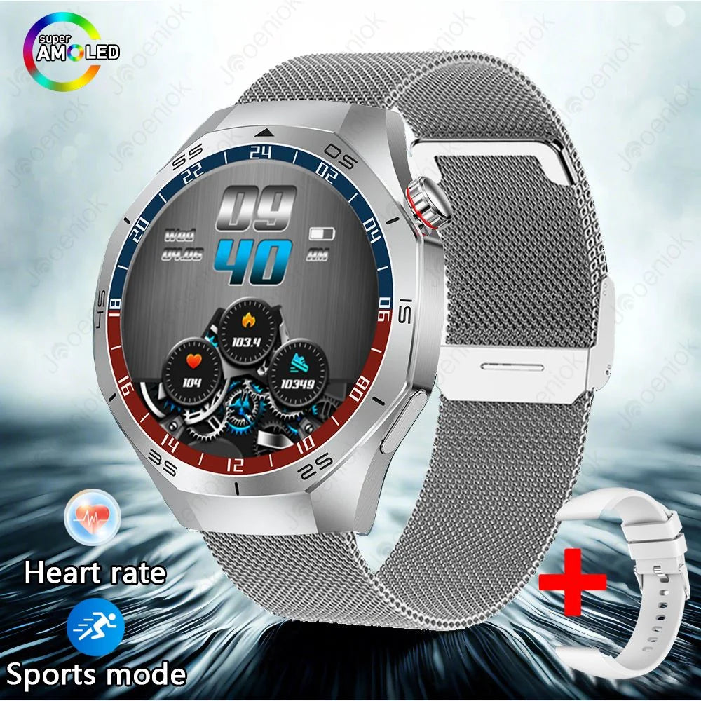Huawei Watch GT5 Pro 
ساعة ذكية بشاشة HD، تدعم GPS، مكالمات بلوتوث، ومراقبة صحية شاملة. تصميم أنيق، مقاومة للماء، وبطارية