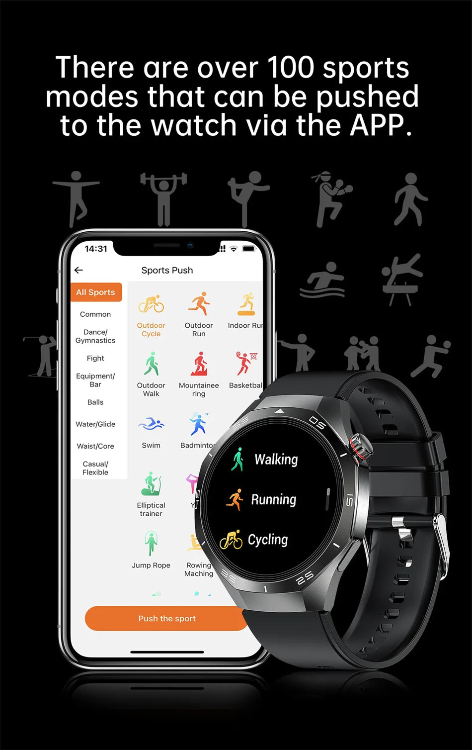 Huawei Watch GT5 Pro 
ساعة ذكية بشاشة HD، تدعم GPS، مكالمات بلوتوث، ومراقبة صحية شاملة. تصميم أنيق، مقاومة للماء، وبطارية