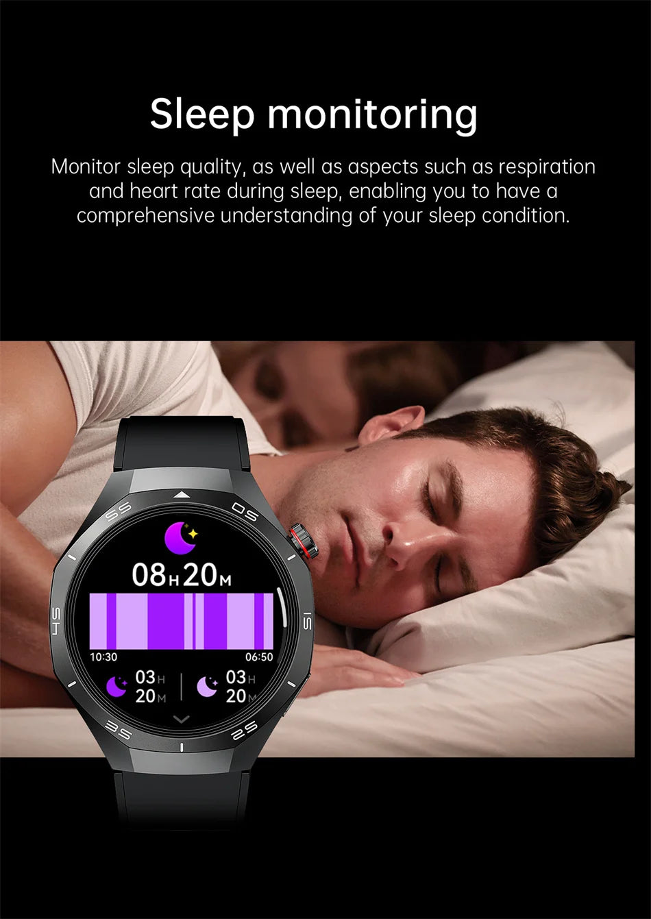 Huawei Watch GT5 Pro 
ساعة ذكية بشاشة HD، تدعم GPS، مكالمات بلوتوث، ومراقبة صحية شاملة. تصميم أنيق، مقاومة للماء، وبطارية