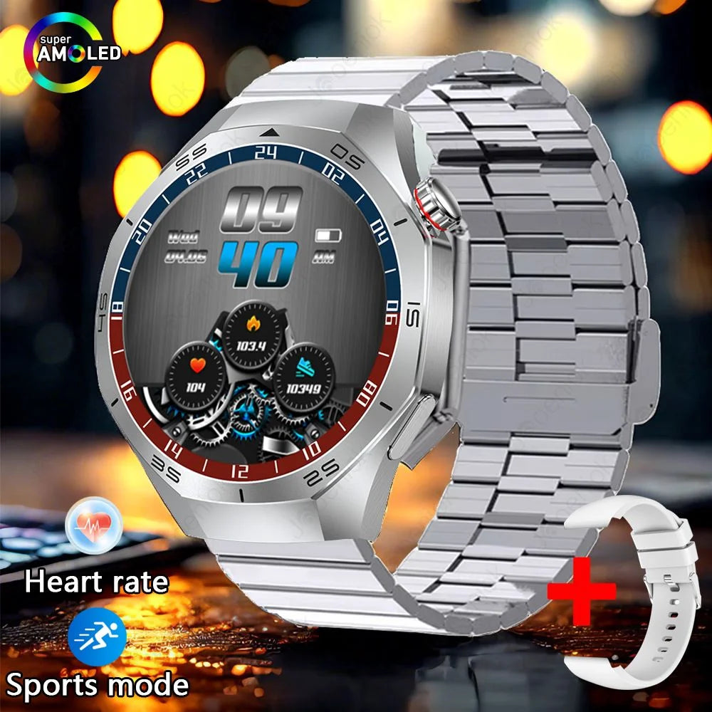 Huawei Watch GT5 Pro 
ساعة ذكية بشاشة HD، تدعم GPS، مكالمات بلوتوث، ومراقبة صحية شاملة. تصميم أنيق، مقاومة للماء، وبطارية