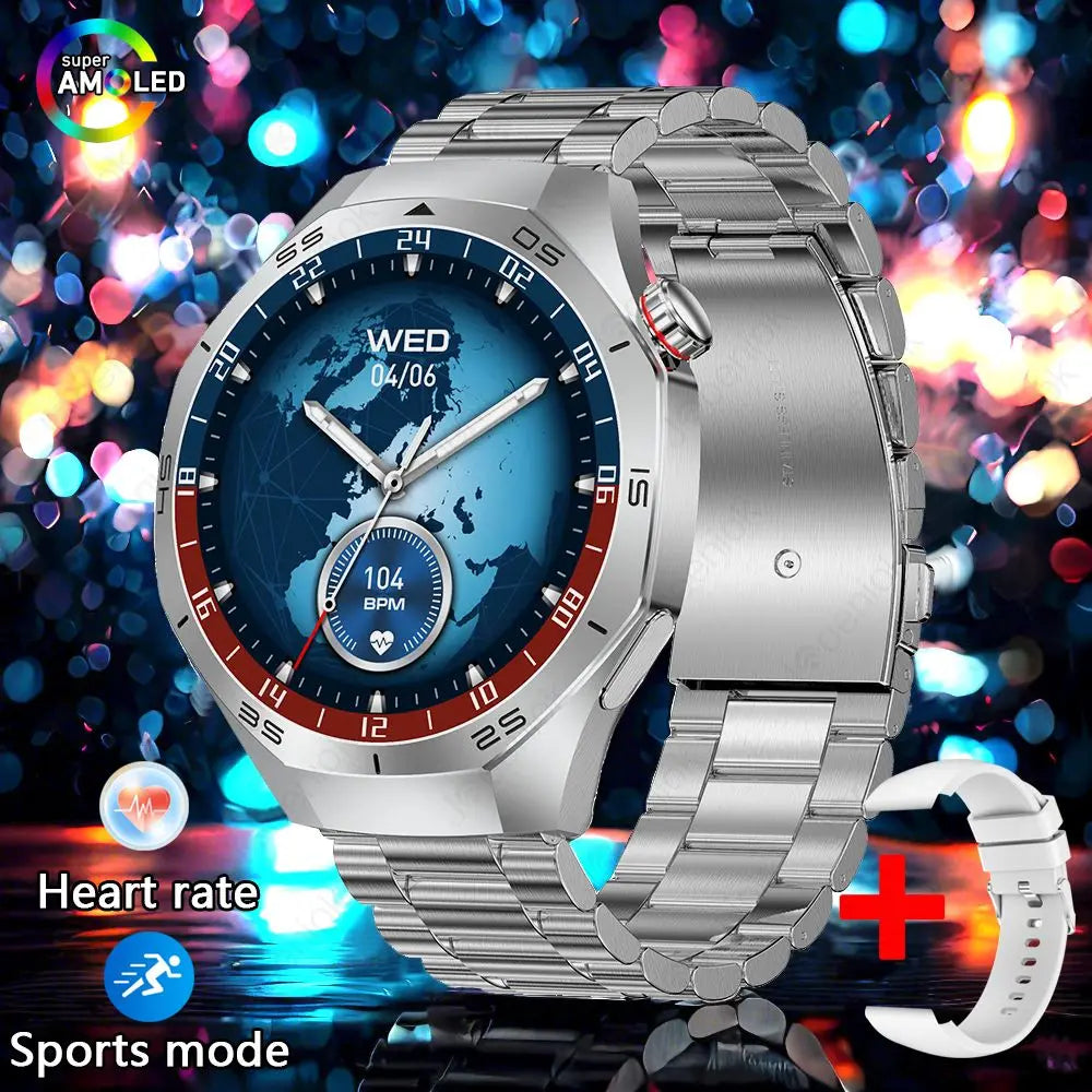 Huawei Watch GT5 Pro 
ساعة ذكية بشاشة HD، تدعم GPS، مكالمات بلوتوث، ومراقبة صحية شاملة. تصميم أنيق، مقاومة للماء، وبطارية
