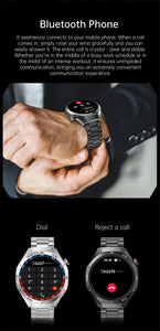 Huawei Watch GT5 Pro 
ساعة ذكية بشاشة HD، تدعم GPS، مكالمات بلوتوث، ومراقبة صحية شاملة. تصميم أنيق، مقاومة للماء، وبطارية